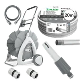 Węże ogrodowe i zraszacze - Zestaw do nawadniania Silver Basic 20 - AGAPLAST - miniaturka - grafika 1