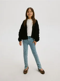 Reserved - Jeansy slim high waist - niebieski - Spodnie i spodenki dla dziewczynek - miniaturka - grafika 1