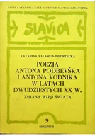 Poezja - Poezja Antona Podbevska i Antona Vodnika w latach dwudziestych XX w - miniaturka - grafika 1