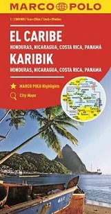 Karaiby Honduras Nikaragua Costa Rica Panama - MARCO POLO - Atlasy i mapy - miniaturka - grafika 1