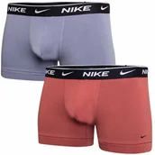 Pozostała odzież narciarska - Nike Bokserki Męskie Trunk 2Pk Niebieskie / Ceglane 0000Ke1085 5I6 Xl - miniaturka - grafika 1
