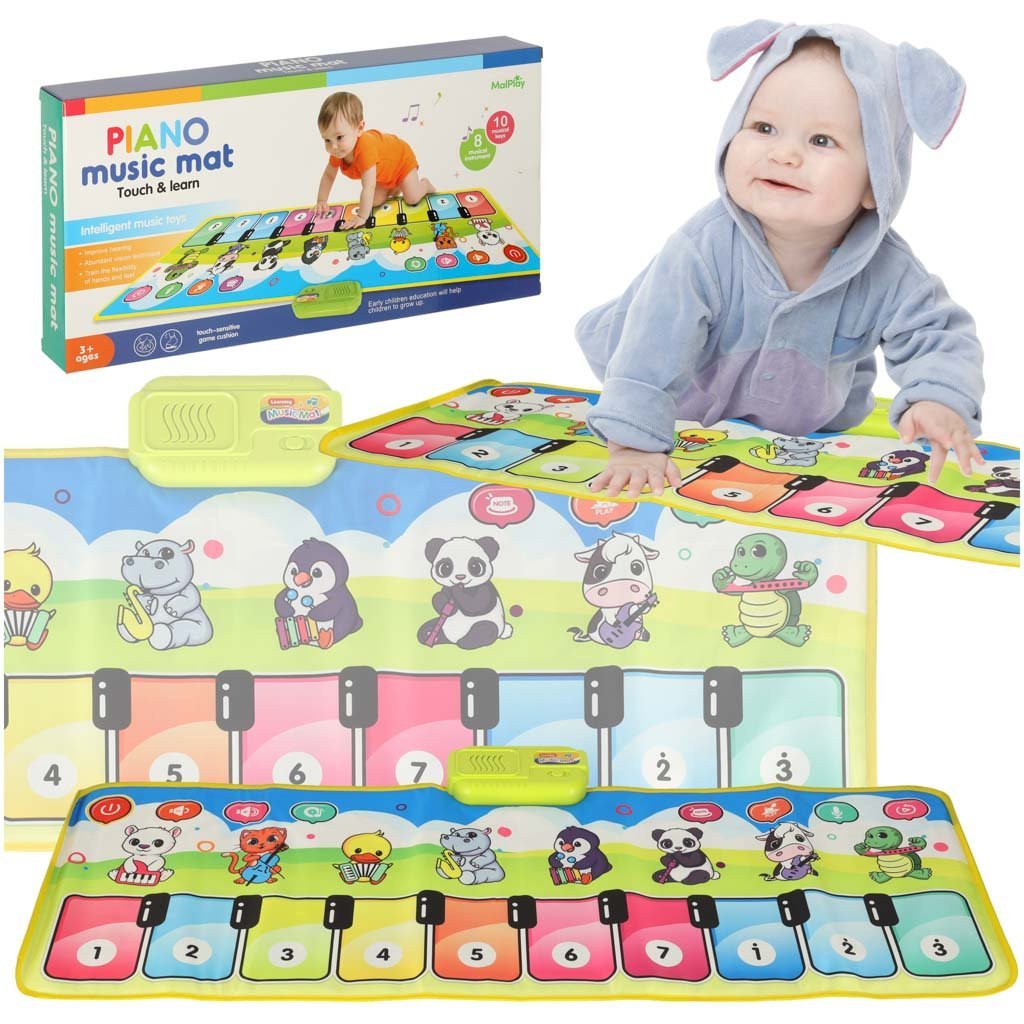 Mata do Tańczenia Muzyczna Gra Zręcznościowa Keyboard Pianino dla Dzieci