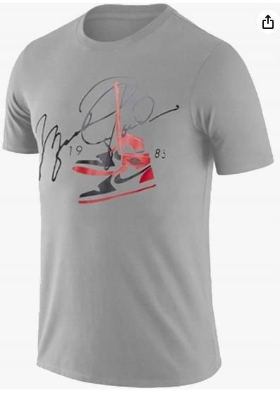 Koszulka Męska Krótki Rękaw Szara Nike Air Jordan 85 BQ5538-091 r. M