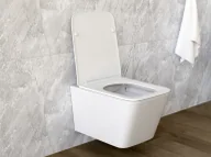Miski WC - Miska WC wisząca rimless bezkołnierzowa z deską wolnoopadającą DAX deska - miniaturka - grafika 1