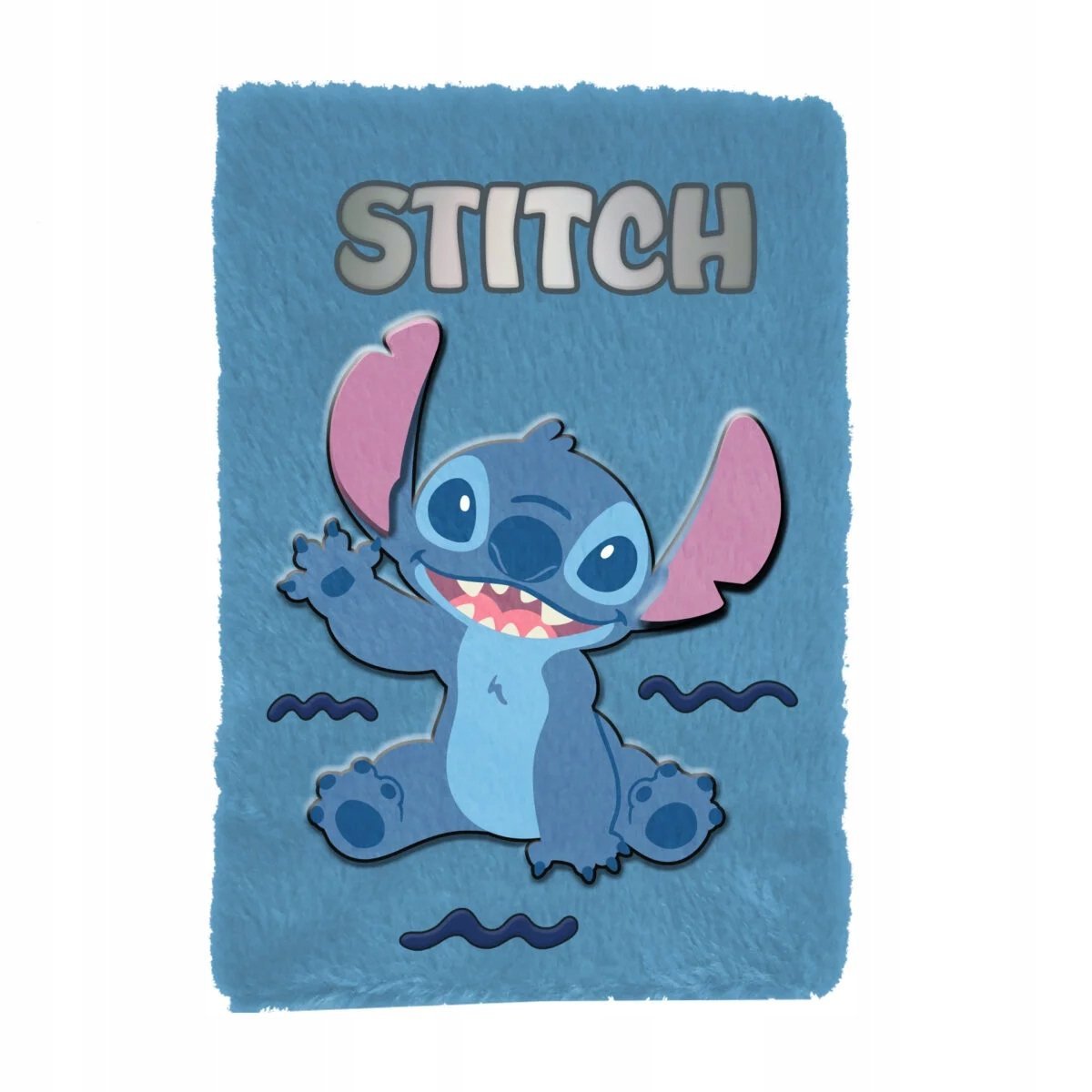 PAMIĘTNIK PLUSZOWY NOTES WŁOCHACZ DO ZAPISKÓW DZIENNIK A5 STITCH DISNEY ET