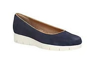 Półbuty damskie - Daelyn Towne [navy suede] - rozmiar 35.5 - miniaturka - grafika 1