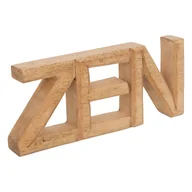 Figurki dekoracyjne - Drewniana dekoracja Zen - miniaturka - grafika 1