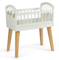 Akcesoria dla lalek - Drewniane łóżeczko dla lalki w skandynawskim stylu Astrup - miniaturka - grafika 1