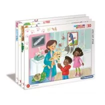 Clementoni Puzzle ramkowe 30 Super Kolor What will I be$238 - Puzzle - miniaturka - grafika 1