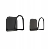 Haki, szakle i karabinki - Hak samoprzylepny wieszak czarny Ume 2 2 szt - miniaturka - grafika 1