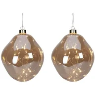Bombki - Bombka CHRISTMAS DECORATION Kropla 12 cm Złoty (2 sztuki) - miniaturka - grafika 1