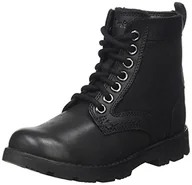 Botki damskie - Clarks Chłopiec Heath Chard K Botki, czarna skóra, 28.5 EU - miniaturka - grafika 1