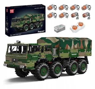 MOULD KING 20039 Tatra Kolos 8x8 RC Ciężarówka Wojskowa Klocki + Pilot - Klocki MOULD KING 20039 Tatra Kolos 8x8 RC Ciężarówka Wojskowa Klocki + Pilot - Klocki - miniaturka - grafika 1