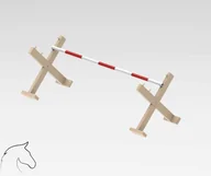 Zabawki sensoryczne - Cavaletti Z Jedną Poprzeczką 100 Cm Hobby Horse Woodhops - miniaturka - grafika 1