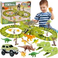 Zabawki interaktywne dla dzieci - Tor Wyścigowy Dinozaur Dino Park 169 El Xxxl 210cm 6683 - miniaturka - grafika 1