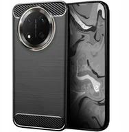 Etui i futerały do telefonów - Etui do Honor Magic7 Lite 5G Czarne, Pancerne, Karbon, Pokrowiec, Case - miniaturka - grafika 1