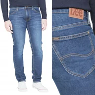Spodnie męskie - Lee DAREN Voyage DżINS bez streczu proste ciemne spodnie jeansowe W40 L34 - miniaturka - grafika 1