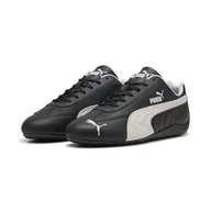 Półbuty damskie - Damskie Buty PUMA SPEEDCAT LTHR 40317502 – Czarny - miniaturka - grafika 1