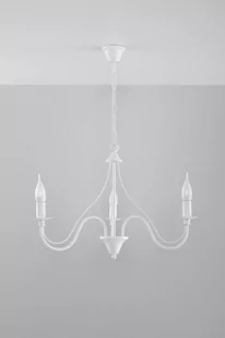 Sollux Lighting Żyrandol MINERWA 3 biały - Lampy sufitowe - miniaturka - grafika 1