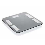 Wagi łazienkowe - Pretty Up Waga cyfrowa osobowa PU-014D, srebrny - miniaturka - grafika 1