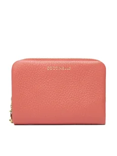 Coccinelle Mały Portfel Damski Coccinelle C-Me Softy E2 TBM 11 E9 01 Koralowy - Portfele - miniaturka - grafika 1