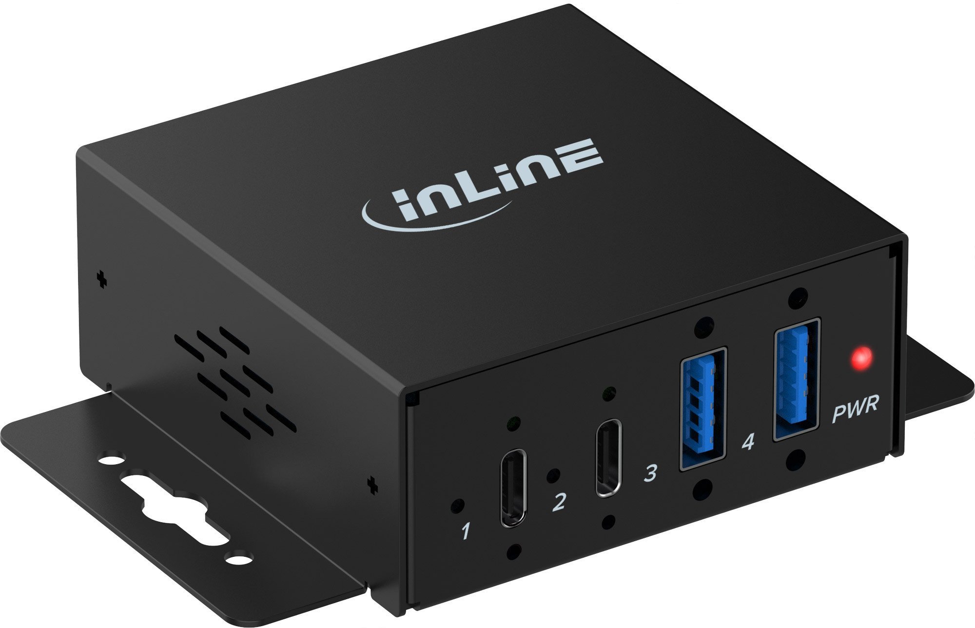I-TEC InLine® USB 3.2 Hub przemysłowy, 4-Port, 2x USB-A, 2x USB-C