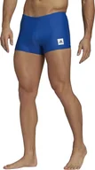 Kąpielówki męskie - Adidas Kąpielówki adidas Solid Boxer HF5962 HF5962 niebieski S - miniaturka - grafika 1
