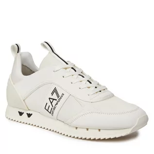 Półbuty męskie - Sneakersy EA7 Emporio Armani X8X027 XK219 T052 Off White+Black - grafika 1