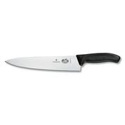 Noże - Victorinox nóż kuchenny Swiss Classic Czarny na Blister długość 25 cm, nóż do krojenia, 6.8003.25b 6800325B - miniaturka - grafika 1