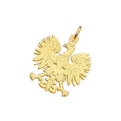 Wisiorki - MYNESS Zawieszka wisiorek orzeł w koronie godło Polski - miniaturka - grafika 1