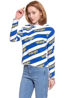 Bluzy damskie - BLUZA WRANGLER DAMSKA B&Y ALL OVER SWT WHITE W610CHY12 112130470 - Wrangler - miniaturka - grafika 1