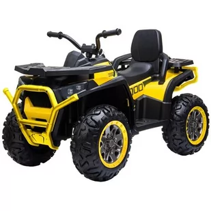 Enero QUAD ELEKTRYCZNY TRAPER ŻÓŁTY 1033013  1033013 - Pojazdy elektryczne dla dzieci - miniaturka - grafika 1