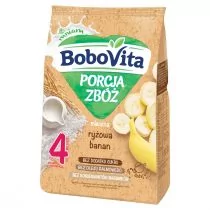 BoboVita Porcja zbóż Kaszka mleczna ryżowa banan po 4 miesiącu 210 g - Kaszki dla dzieci - miniaturka - grafika 1