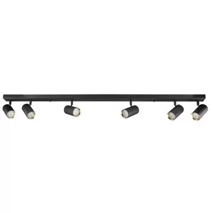 Lampa sufitowa GOLDLUX Nicea 6 323453 Czarno-złoty - Lampy sufitowe - miniaturka - grafika 1