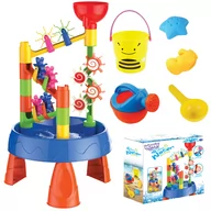 Zabawki do piasku - WOOPIE Stolik Wodny 2w1 Wodospad 5 el. - miniaturka - grafika 1