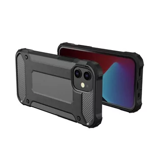 Hybrid Armor pancerne hybrydowe etui pokrowiec iPhone 12 Pro Max czarny - Etui i futerały do telefonów - miniaturka - grafika 2