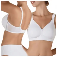 Biustonosze - Biustonosz z pełnym wsparciem biały rozmiar 80C - miniaturka - grafika 1