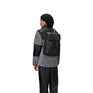 Plecak Rains Puffed Mini Black - Plecaki - miniaturka - grafika 1
