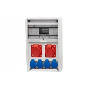 Rozdzielnica 12S Ulisse 2x32A 5p, 4x230V 12modułów - Bezpieczniki elektryczne - miniaturka - grafika 1