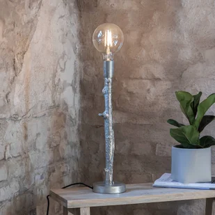 Markslöjd Lampa stołowa Ramo, kolor srebrny, metal, wysokość 53 cm - Lampy stojące - miniaturka - grafika 1