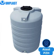 Zbiorniki na deszczówkę - UHP Zbiornik na wodę 1500l UHP VERTICON V-1500 Szary - miniaturka - grafika 1