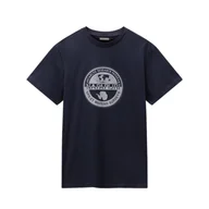 Koszulki sportowe męskie - Koszulka NAPAPIJRI S-Bollo SS 1 blu marine M - miniaturka - grafika 1
