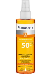 Pharmaceris SUCHY OLEJEK OCHRONNY SPF 50+ do ciała dla dorosłych na mokrą i suchą skórę - Balsamy i kremy do opalania - miniaturka - grafika 1