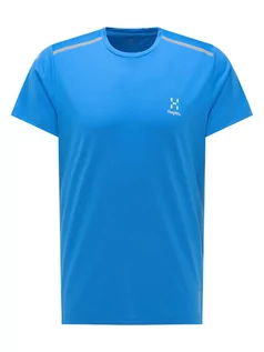 Koszulki sportowe męskie - Haglöfs Koszulka sportowa "L.I.M Tech" w kolorze niebieskim - grafika 1