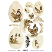 Scrapbooking - Obrazki 3D - motyw wielkanocny KURA - miniaturka - grafika 1