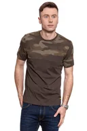 Koszulki męskie - Męski T-Shirt Mustang Alex C Cut'N Sew 1009016 4075-M - miniaturka - grafika 1