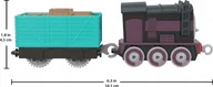 Pociągi dla dzieci - Mattel THOMAS ZESTAW Z LOKOMOTYWA POPCHNIJ MIX HGY82 W4 - miniaturka - grafika 1