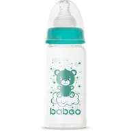Butelki dla niemowląt - Baboo Anti-colic Glass Feeding Bottle Narrow Neck butelka do karmienia 0m+ 120 ml - miniaturka - grafika 1