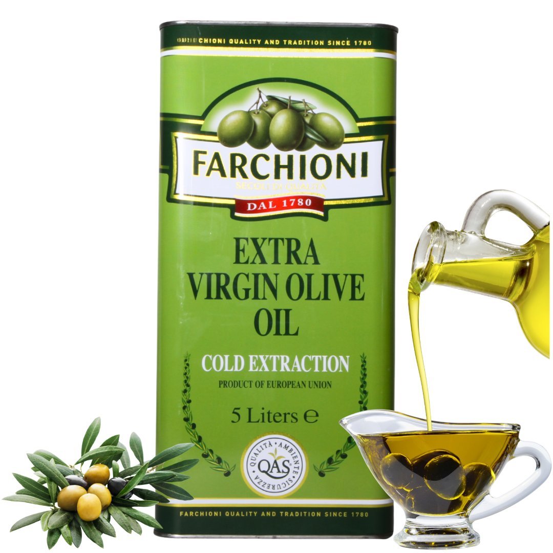 FARCHIONI OLIO EXTRA VERGINE OLIWA z Oliwek Puszka 5L Włoska
