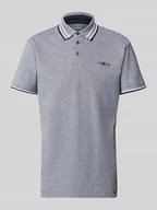 Koszulki męskie - Koszulka polo o kroju regular fit z paskami w kontrastowym kolorze - miniaturka - grafika 1